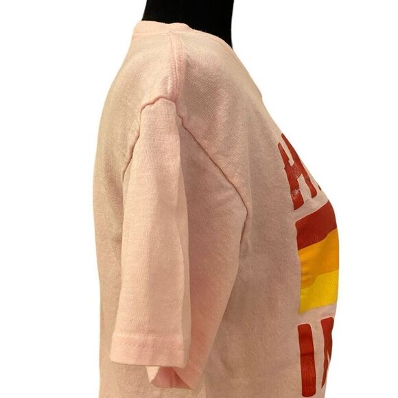 Stranger Things Hawkins Indians Pink Short Sleeve Tee Shirt Sz M - Picture 7 of 14